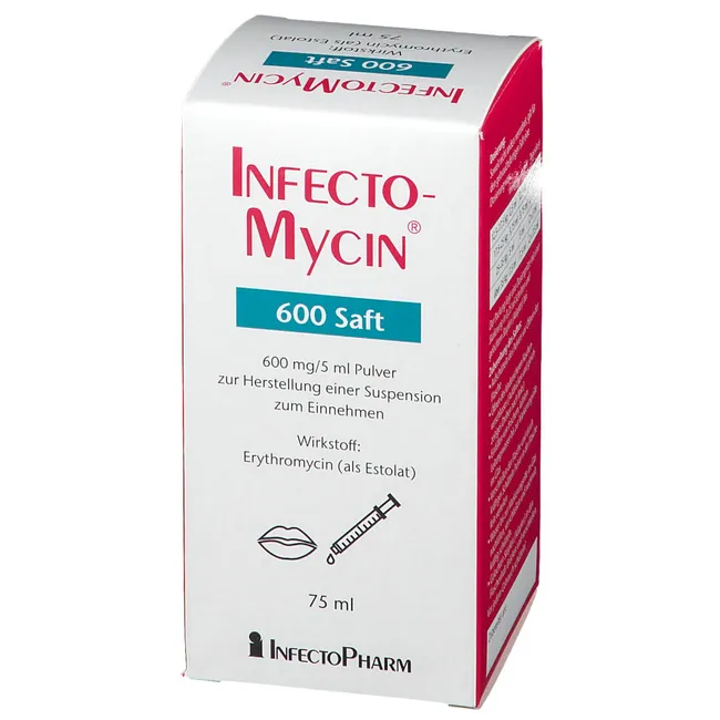 INFECTOMYCIN® 600 Saft 600mg/5ml powder for oral suspension 75ml